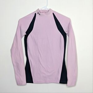 Under Armour Coldgear Pink Black Athletic Shirt S